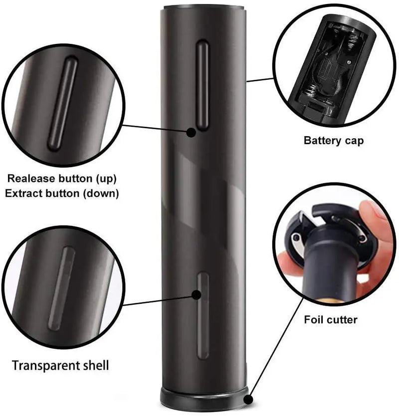 Abridor de Vinho Elétrico - Luxo