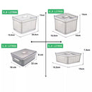 Organizador de Geladeira Transparente – Kit Inteligente para Cozinhas Organizadas